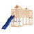Outdoor Playset Natural Wood Solid Pine Wood Large A949-3156889