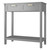 Modern Entryway Accent 2 Drawer Sofa Side Table Grey Q280-COQP2503