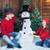 4.2 Feet Lighted Snowman and Redbirds Christmas Decoration B593-CM24282US