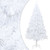 Artificial Christmas Tree White PVC, Steel, Plastic 70.9 in A949-3077541
