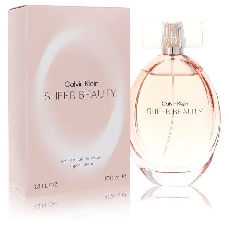 Sheer Beauty by Calvin Klein Eau De Toilette Spray 3.4 oz (Women) V728-491085 Sheer Beauty by Calvin Klein Eau De Toilette Spray 3.4 oz (Women) V728-491085
