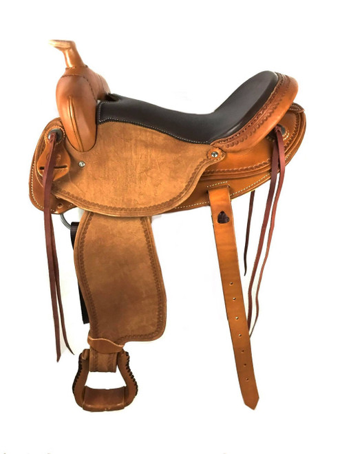 Bear Valley Cody Western Trail Saddle For Sale
