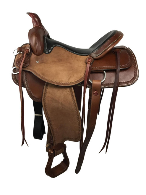 Bear Valley Oregon Western Trail Roughout Saddle For Sale
