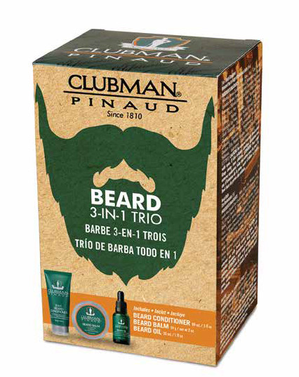 田中野夫　CAVEMAN BP1＋BC1セット Clubman Beard Kit – Conditioner, Balm & Oil for Beard Care