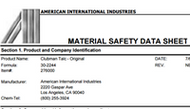 How to Find Pinaud ​Clubman Ingredients or Their Material Data Safety Sheets (MSDS)