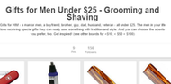 Shaving and Grooming Gift Ideas for Men Under $25