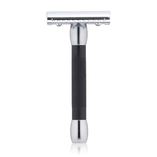 Merkur - DE Safety Razor 30B, Black, Straight Guard, German (9030011)