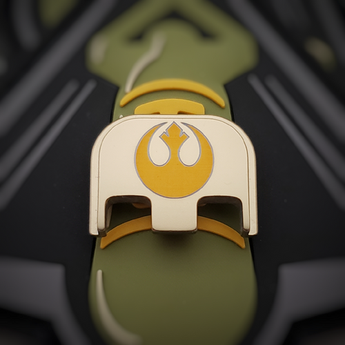 スポーツトイ・アクショントイ AERODYNEX Ti V2 (Gold Engrave) LaserStrike™ Titanium Slide Plate