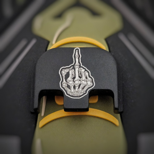 Black Series Slide Plate - Flip Off