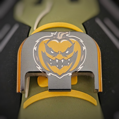LaserStrike™ Titanium Slide Plate - Pumpkin Head