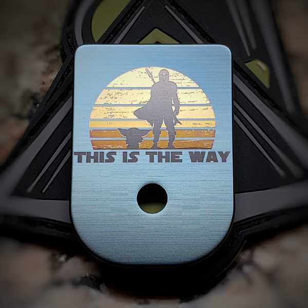 LaserStrike™ Titanium Mag Plate - 'The way'