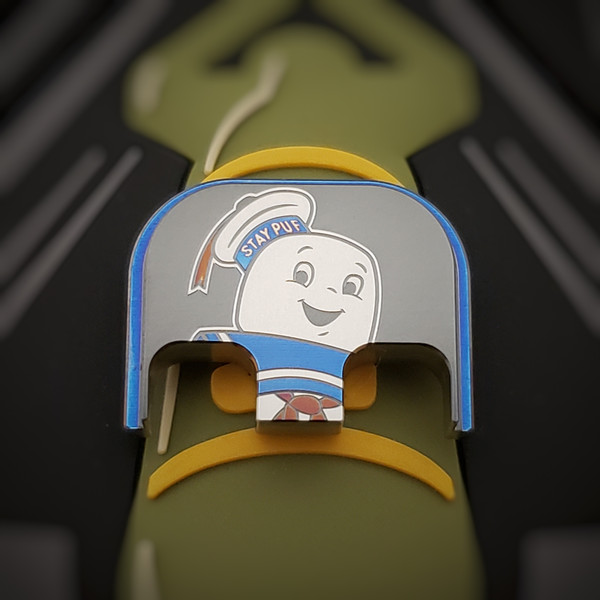 LaserStrike™ Titanium Slide Plate - 'Smile Puft' V1B