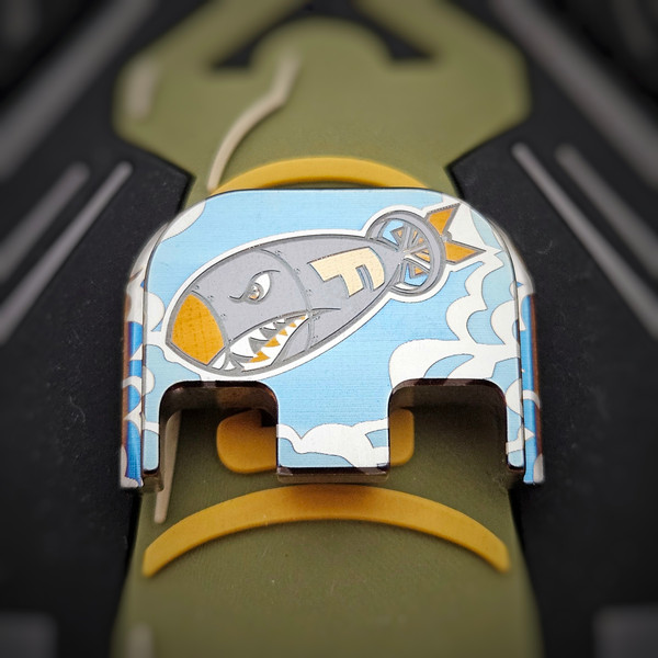 LaserStrike™ Titanium Slide Plate - F Bomb