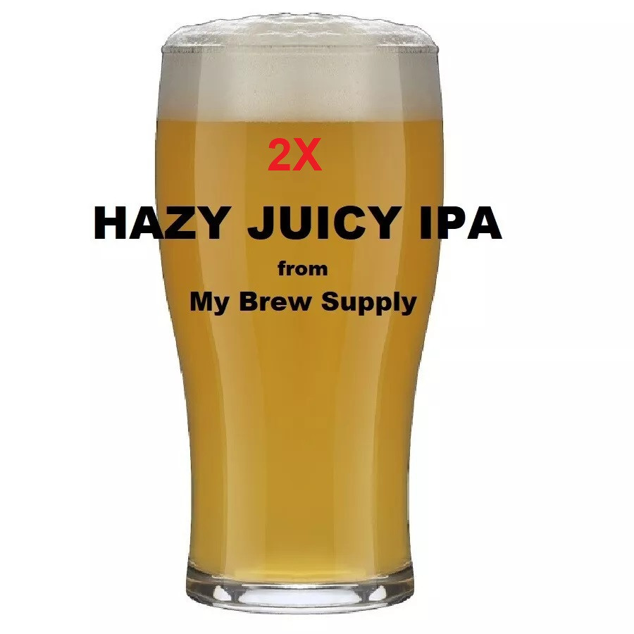 My Brew Supply 2X Hazy Juicy Double IPA Extract Kit | Pale, Wheat ...