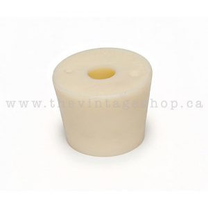 North Mountain Supply #6.5 Drilled Rubber Stopper - 6 Pack For Fermentation Airlocks, Airtight Seal