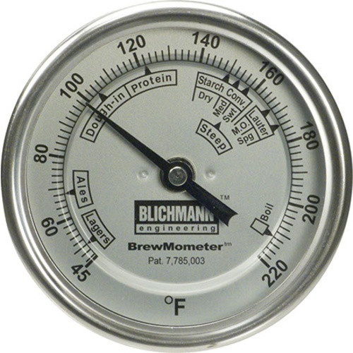 Blichmann BrewMometer - Weldless, Fixed, Fahrenheit Scale