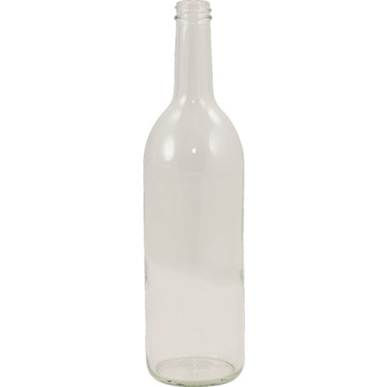 Screw Top Clear Wine Bottles 750 ml - 12/Case