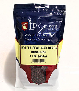BURGUNDY BOTTLE SEAL WAX BEADS 1 LB