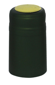 METALLIC SOLID GREEN PVC SHRINK CAPSULES 12 Pack METALLIC SOLID GREEN PVC SHRINK CAPSULES 12 Pack