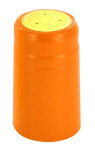 ORANGE PVC SHRINK CAPSULES 12 Pack ORANGE PVC SHRINK CAPSULES 12 Pack