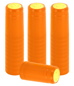 ORANGE PVC SHRINK CAPSULES 30 Pack ORANGE PVC SHRINK CAPSULES 30 Pack