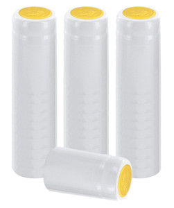 WHITE PVC SHRINK CAPSULES 30 Pack WHITE PVC SHRINK CAPSULES 30 Pack