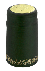 GREEN/GOLD GRAPES PVC SHRINK CAPSULES 12 Pack GREEN/GOLD GRAPES PVC SHRINK CAPSULES 12 Pack