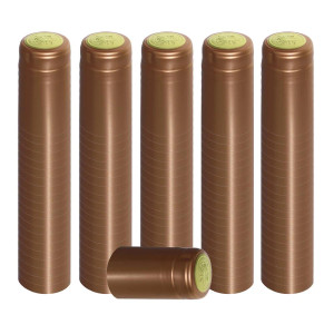 SOLID BRONZE PVC SHRINK CAPSULES 100 pack SOLID BRONZE PVC SHRINK CAPSULES 100 pack