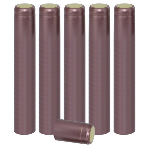 DUSTY ROSE PVC SHRINK CAPSULES 100 pack DUSTY ROSE PVC SHRINK CAPSULES 100 pack