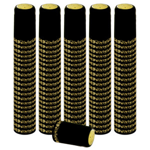 BLACK/GOLD GRAPES PVC SHRINK CAPSULES 100 Pack BLACK/GOLD GRAPES PVC SHRINK CAPSULES 100 Pack