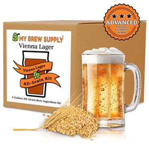 My Brew Supply Vienna Lager Brewing Kit | Vienna & Maris Otter Malt | Munich Light & Carapils Grain | Czech Saaz Pellet Hops | Saflager S-23 Yeast | 5 Gallon Advanced All Grain Home Brewing My Brew Supply Vienna Lager Brewing Kit | Vienna & Maris Otter Malt | Munich Light & Carapils Grain | Czech Saaz Pellet Hops | Saflager S-23 Yeast | 5 Gallon Advanced All Grain Home Brewing