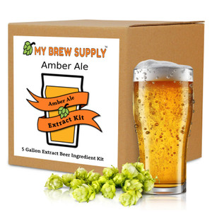 American Amber Ale My Brew Supply Premium 5 gallon beer ingredient kit American Amber Ale My Brew Supply Premium 5 gallon beer ingredient kit