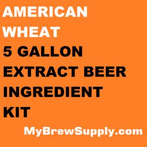 American Wheat My Brew Supply Premium 5 gallon beer ingredient kit American Wheat My Brew Supply Premium 5 gallon beer ingredient kit