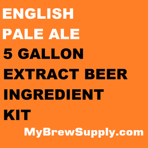 English Pale Ale My Brew Supply Premium 5 gallon beer ingredient kit English Pale Ale My Brew Supply Premium 5 gallon beer ingredient kit