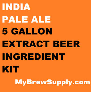 India Pale Ale My Brew Supply Premium 5 gallon beer ingredient kit India Pale Ale My Brew Supply Premium 5 gallon beer ingredient kit