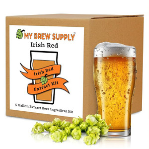 My Brew Supply Irish Red Beer Extract Kit | Pale Dry Malt Extract | Caramel 40L & 120L | Roasted Barley | East Kent Goldings Pellet Hops | Fermentis Safale Yeast | Priming Sugar | 5 Gallon Yield My Brew Supply Irish Red Beer Extract Kit | Pale Dry Malt Extract | Caramel 40L & 120L | Roasted Barley | East Kent Goldings Pellet Hops | Fermentis Safale Yeast | Priming Sugar | 5 Gallon Yield