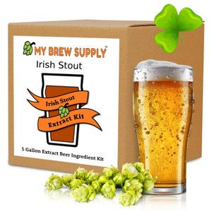 Irish Stout My Brew Supply Premium 5 gallon beer ingredient kit Irish Stout My Brew Supply Premium 5 gallon beer ingredient kit