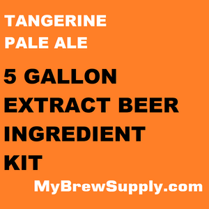Tangerine Pale Ale My Brew Supply Premium 5 gallon beer ingredient kit Tangerine Pale Ale My Brew Supply Premium 5 gallon beer ingredient kit