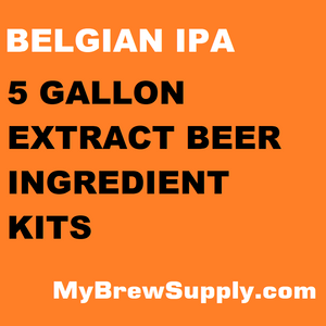 Belgian IPA My Brew Supply Premium 5 gallon beer ingredient kit Belgian IPA My Brew Supply Premium 5 gallon beer ingredient kit