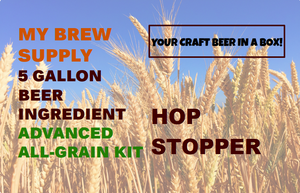 Hop Stopper IPA My Brew Supply All Grain Advanced 5 gallon beer ingredient kit Hop Stopper IPA My Brew Supply All Grain Advanced 5 gallon beer ingredient kit
