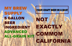 Not Exactly Common California Ale My Brew Supply All Grain Advanced 5 gallon beer ingredient kit Not Exactly Common California Ale My Brew Supply All Grain Advanced 5 gallon beer ingredient kit