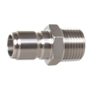 Stainless Steel Quick Disconnect - Male QD x 1/2 in. MPT Stainless Steel Quick Disconnect - Male QD x 1/2 in. MPT
