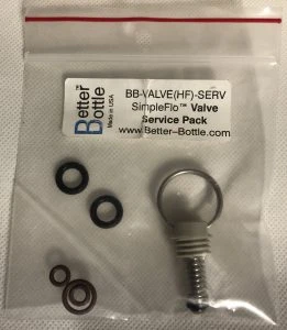 Pressure Relief Valve for Standard Corny Keg Lid with O-Rings