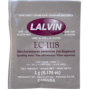 EC-1118 LALVIN ACTIVE FREEZE- DRIED WINE YEAST EC-1118 LALVIN ACTIVE FREEZE- DRIED WINE YEAST