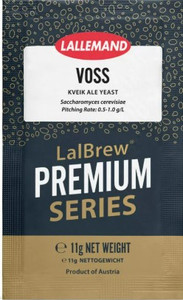 LALLEMAND VOSS KVEIK ALE BREWING YEAST 11 GRAM LALLEMAND VOSS KVEIK ALE BREWING YEAST 11 GRAM