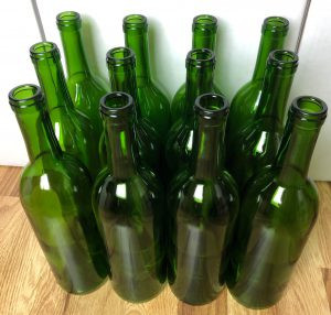 750 mL Champagne Green Bordeaux Wine Bottles - Case of 12 750 mL Champagne Green Bordeaux Wine Bottles - Case of 12