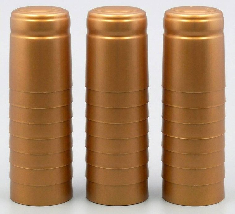 SOLID BRONZE PVC SHRINK CAPSULES 30 Pack