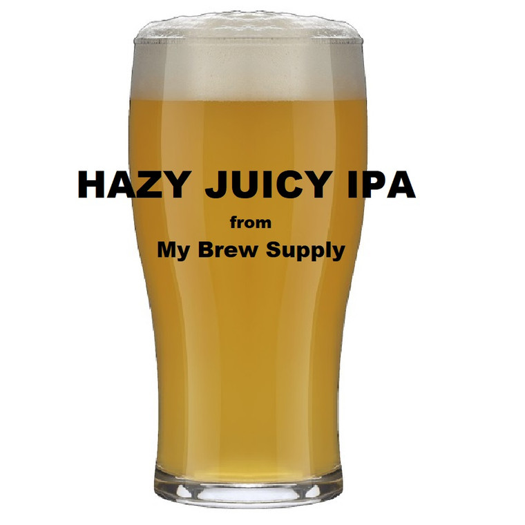 Hazy Juicy IPA by My Brew Supply beer ingredient kit makes 5 gal