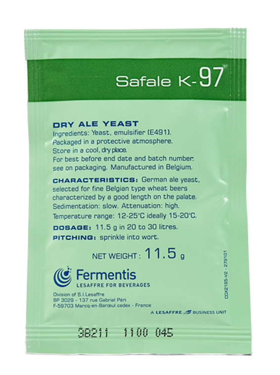 Safale K-97 German Ale beer yeast