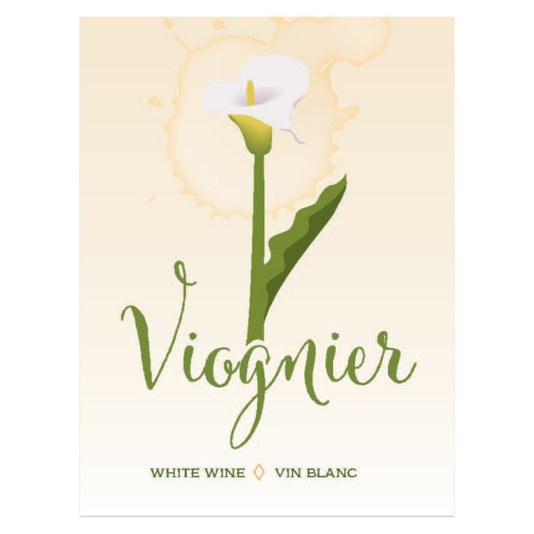 Viognier Wine Labels 30/PACK